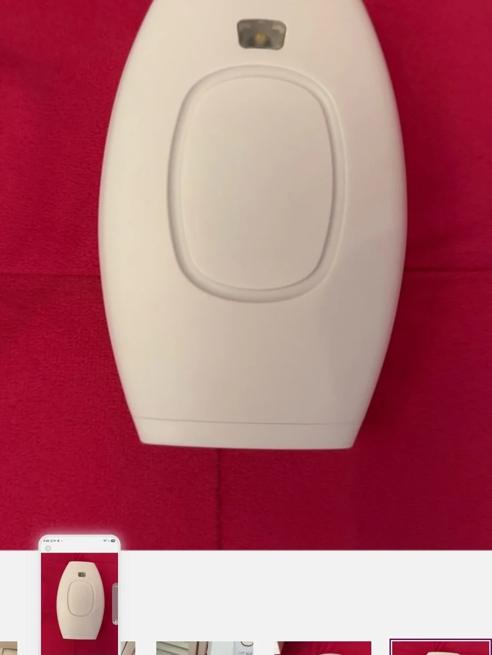 LUX SKIN IPL White and Gold IPL Hair Removal Device